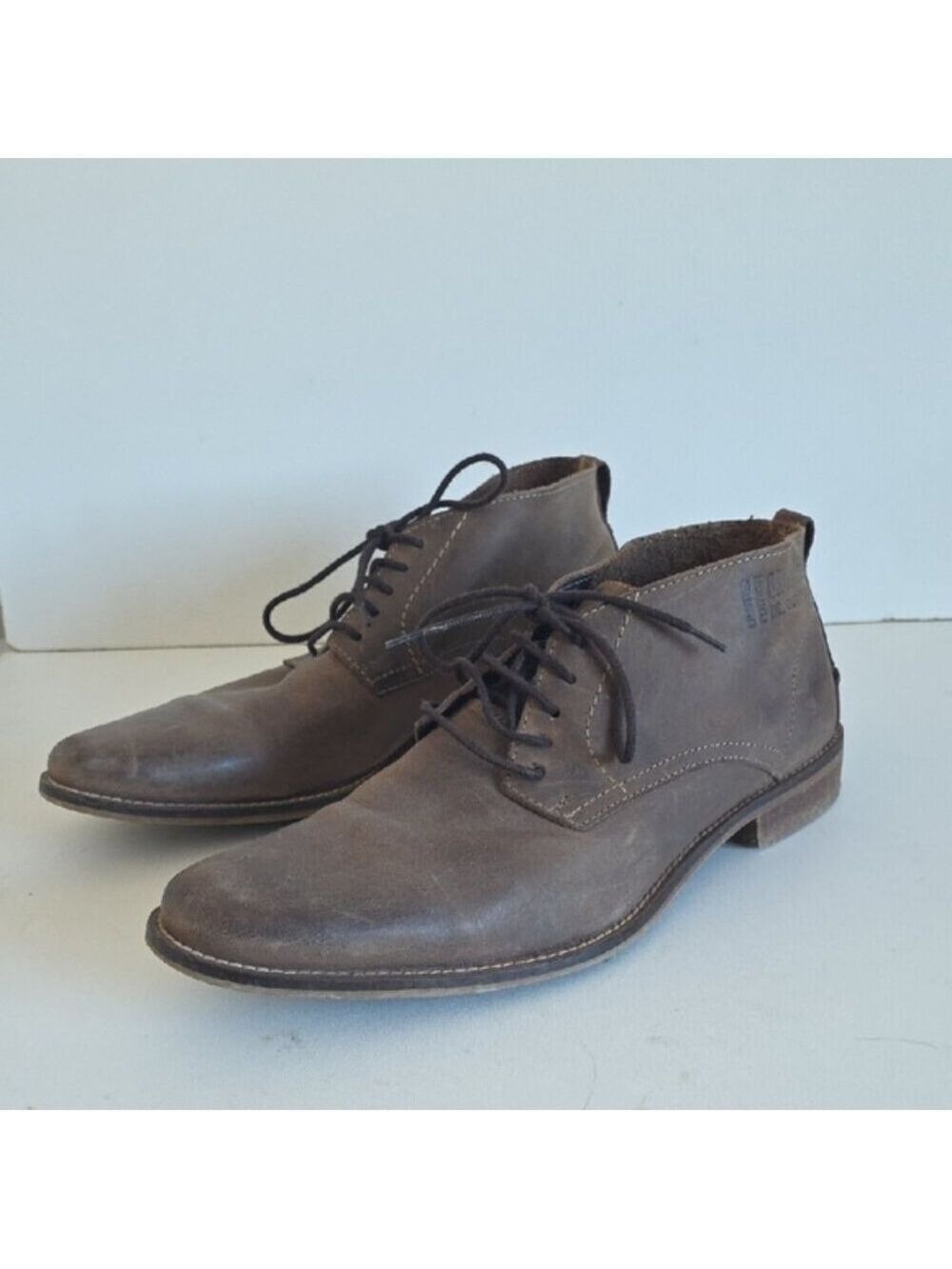 TYPE Z | Limited Edition Brown Leather Oxford Shoes Boots Hand Crafted Sz 10